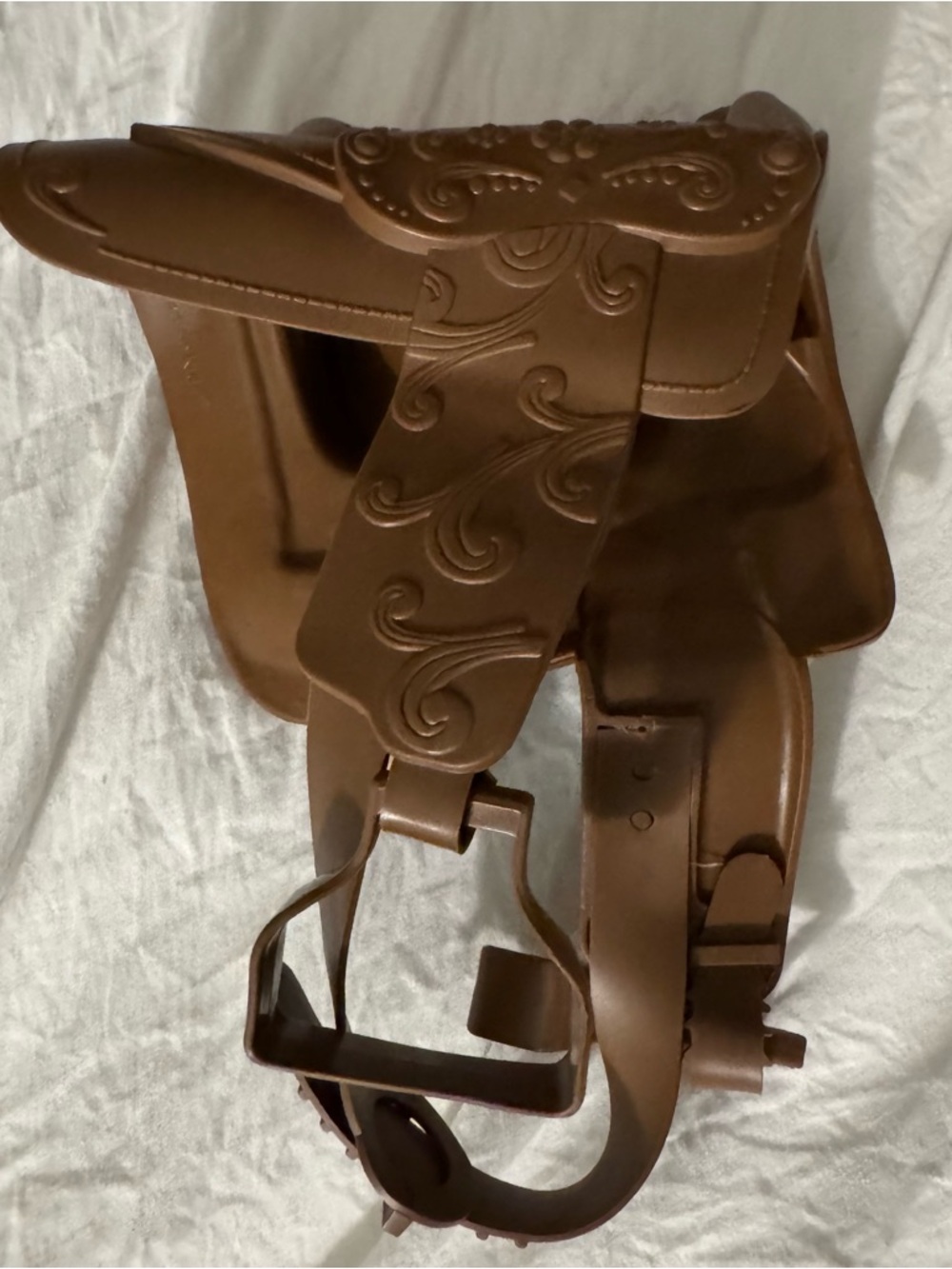 Paradise Kids Brown‎ Western Saddle 18” American Girl Our Generation Doll Horse - Picture 5 of 6